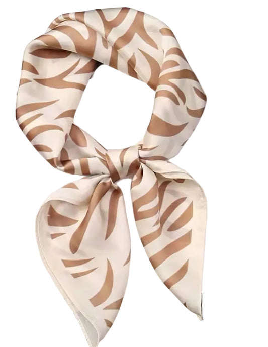 PAÑUELO CEBRA BEIGE