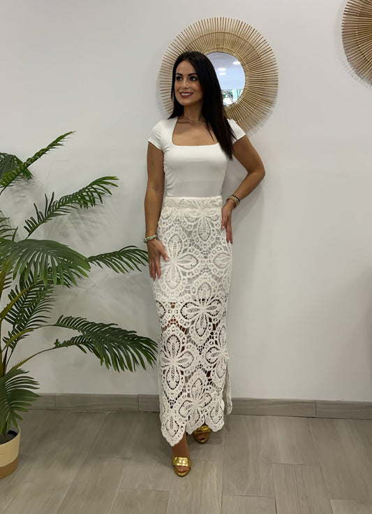 FALDA MARAVILLA BLANCA