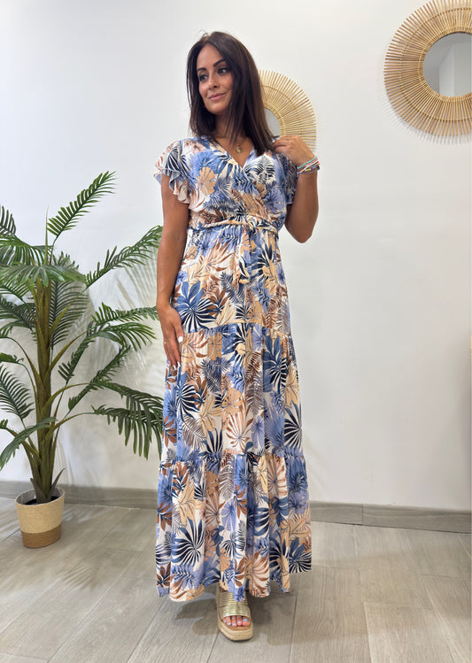 VESTIDO HOJAS