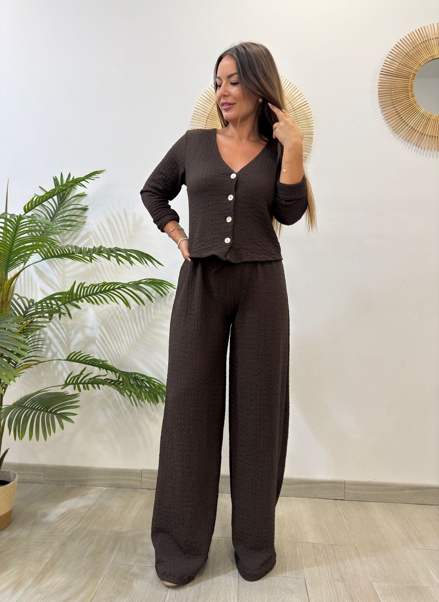 CONJUNTO BAMBULA CHOCOLATE