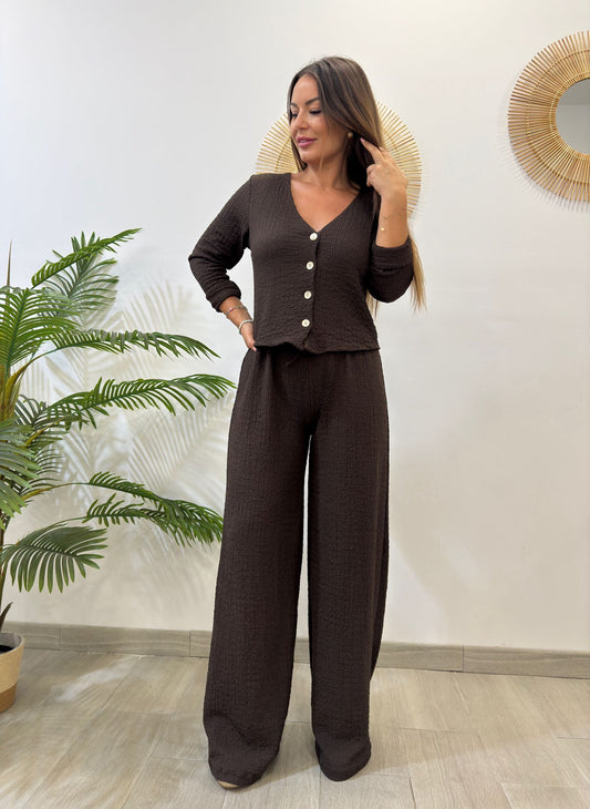CONJUNTO BAMBULA CHOCOLATE