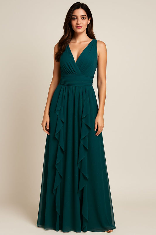 VESTIDO CEREMONIA BRILLOS