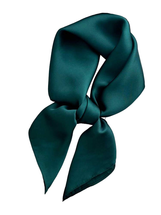 PAÑUELO SATINADO VERDE