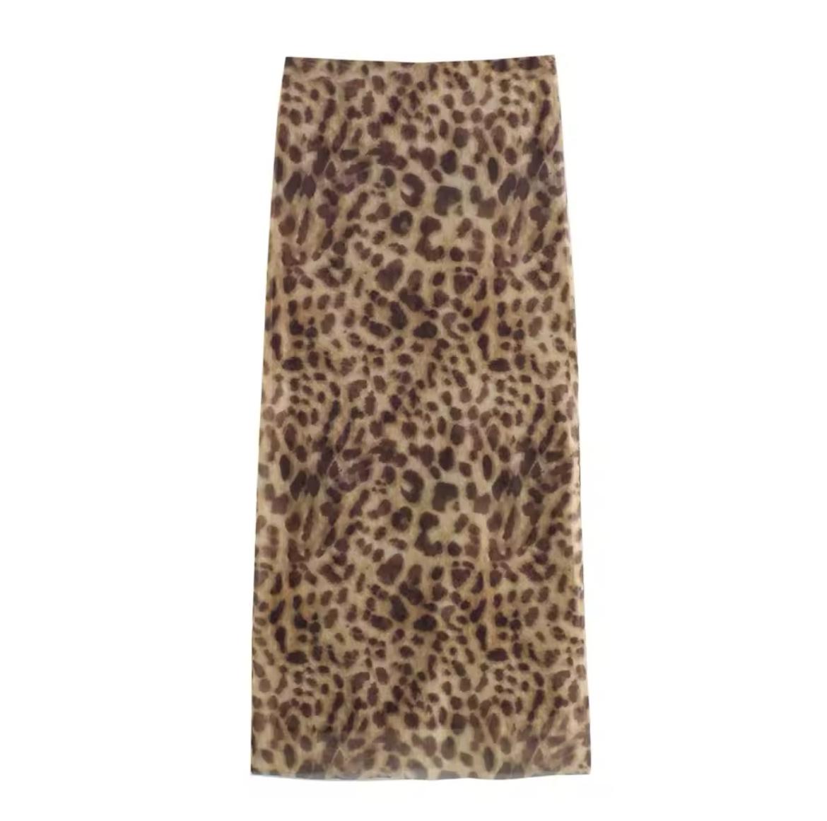 FALDA ANIMAL PRINT TULL